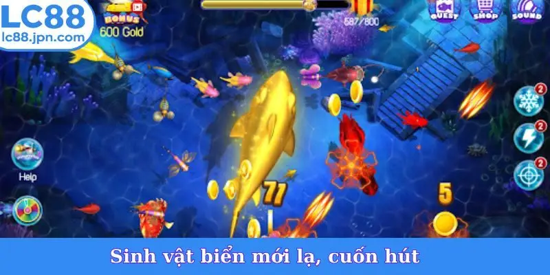 Sinh vật biển mới lạ, cuốn hút